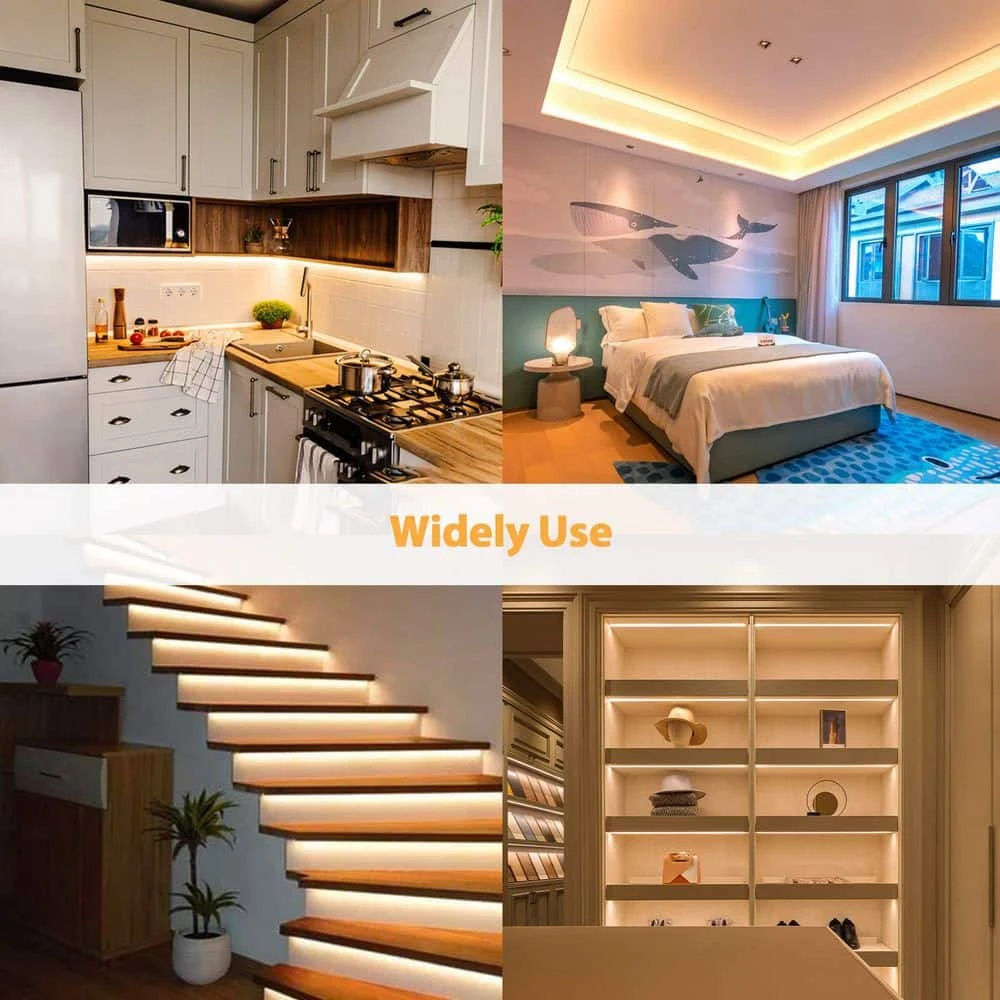 16.4 Ft. Warm White Hardwired Integrated LED Strip Light, Waterproof Neon Strip Silicone Neon Rope Light For Kitchen 8 16.4 Ft. Warm White Hardwired Integrated LED Strip Light, Waterproof Neon Strip Silicone Neon Rope Light For Kitchen - Image 6