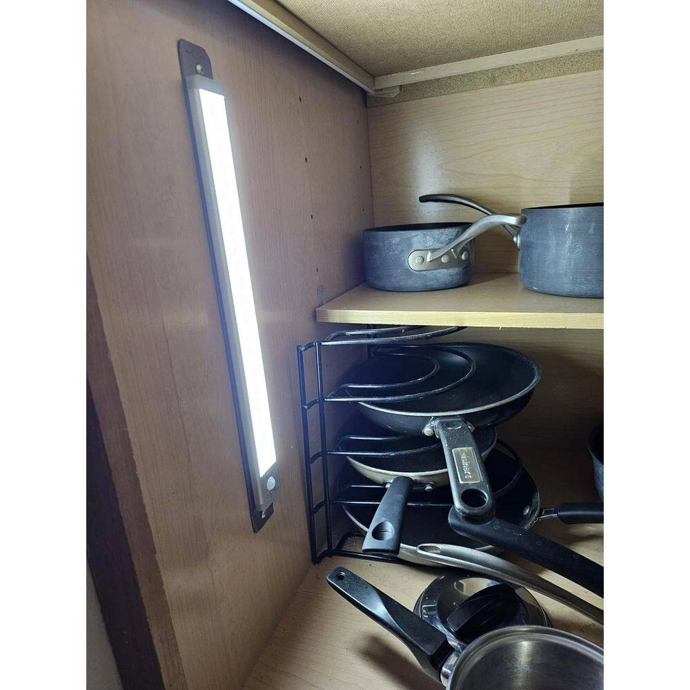 2 Pack 10 In. Warm White Under Cabinet 40 LED Light, Rechargeable Motion Sensor Light For Kitchen Stair 9 2 Pack 10 In. Warm White Under Cabinet 40 LED Light, Rechargeable Motion Sensor Light For Kitchen Stair - Image 7