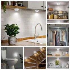 3.3 In. Night Light Dimmable White Motion Sensor Light Indoor Standard LED Flush Mount For Wall, Step, Stair (3-Pack) 17 3.3 In. Night Light Dimmable White Motion Sensor Light Indoor Standard LED Flush Mount For Wall, Step, Stair (3-Pack) -Lamp Parts bibivis night lights wd07 p7o 31 1000