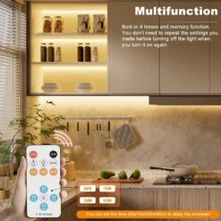 16.4 Ft. Dimmable 24-Volt COB 2400 Light Beads Super Bright Warm White 2700K LED Light Belt Set -Lamp Parts bibivis under cabinet lighting accessories be08 o9f 40 1000