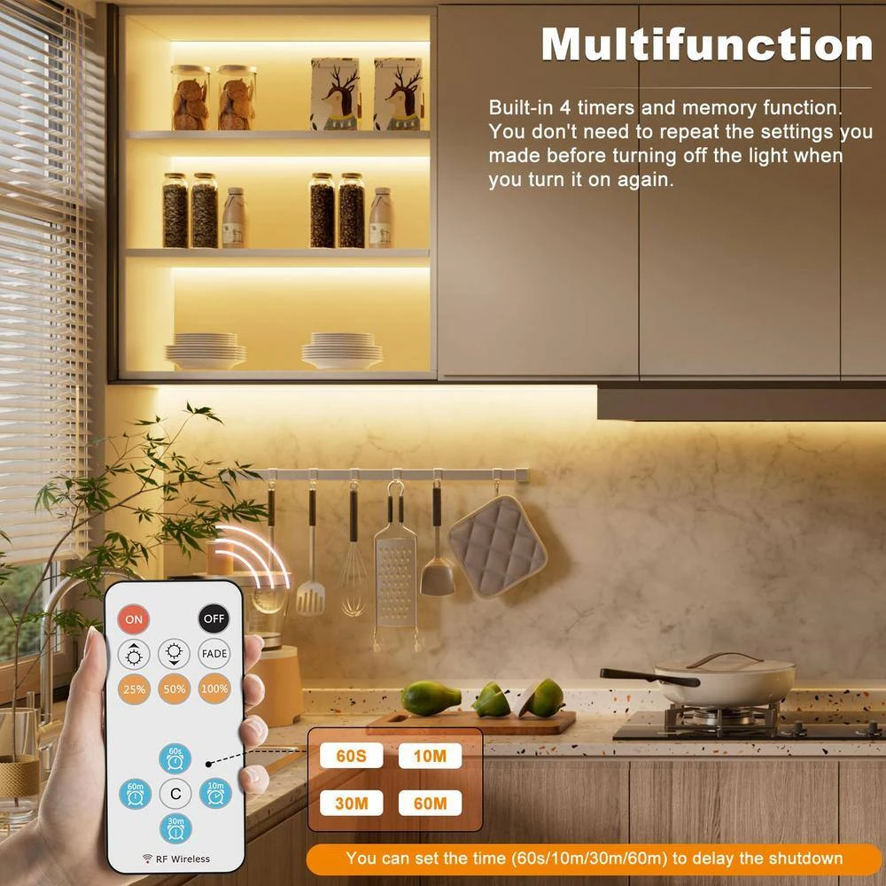 32.8 Ft. Dimmable 24-Volt 2 Amp/48-Watt 4800-Light Beads Super Bright Warm White 2700K LED Light Belt Set 5 32.8 Ft. Dimmable 24-Volt 2 Amp/48-Watt 4800-Light Beads Super Bright Warm White 2700K LED Light Belt Set - Image 3