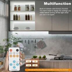 16.4 Ft. Dimmable 24-Volt 2A/48-Watt 2400 Cob LED Strip Light Beads Super Bright Warm White 6000K LED Light Belt Set -Lamp Parts bibivis under cabinet lighting accessories ov03 j1k e1 1000