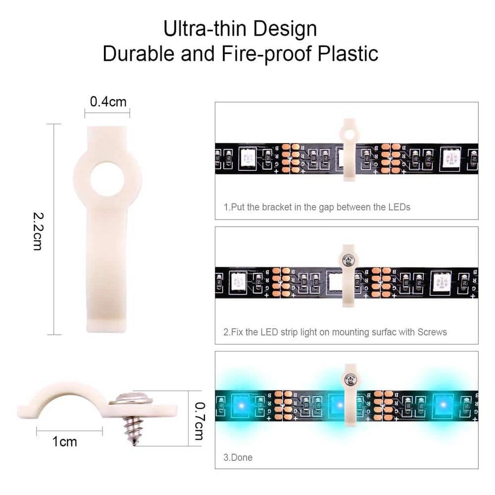 3.3 Ft. 4-pin LED Strip Connector Kit Includes LED Connectors L Shape For Strip Lights 8 3.3 Ft. 4-pin LED Strip Connector Kit Includes LED Connectors L Shape For Strip Lights - Image 6