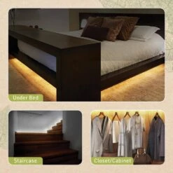 3 Ft. Motion Sensor LED Strip Light Kit -Lamp Parts birchlighting night lights 314120 1f 1000