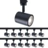 Charge 1-Light Black LED Line Voltage Track Head, 3000K For H Track (12-Pack) 1 Charge 1-Light Black LED Line Voltage Track Head, 3000K For H Track (12-Pack) -Lamp Parts black 3000k 12 pack wac limited track lighting heads h 8010 30 bk 12 64 1000