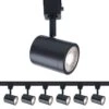 Charge 1-Light LED Black Line Voltage Track Head, 3000K For H Track (6-Pack) -Lamp Parts black 3000k 6 pack wac limited track lighting heads h 8010 30 bk 6 64 1000