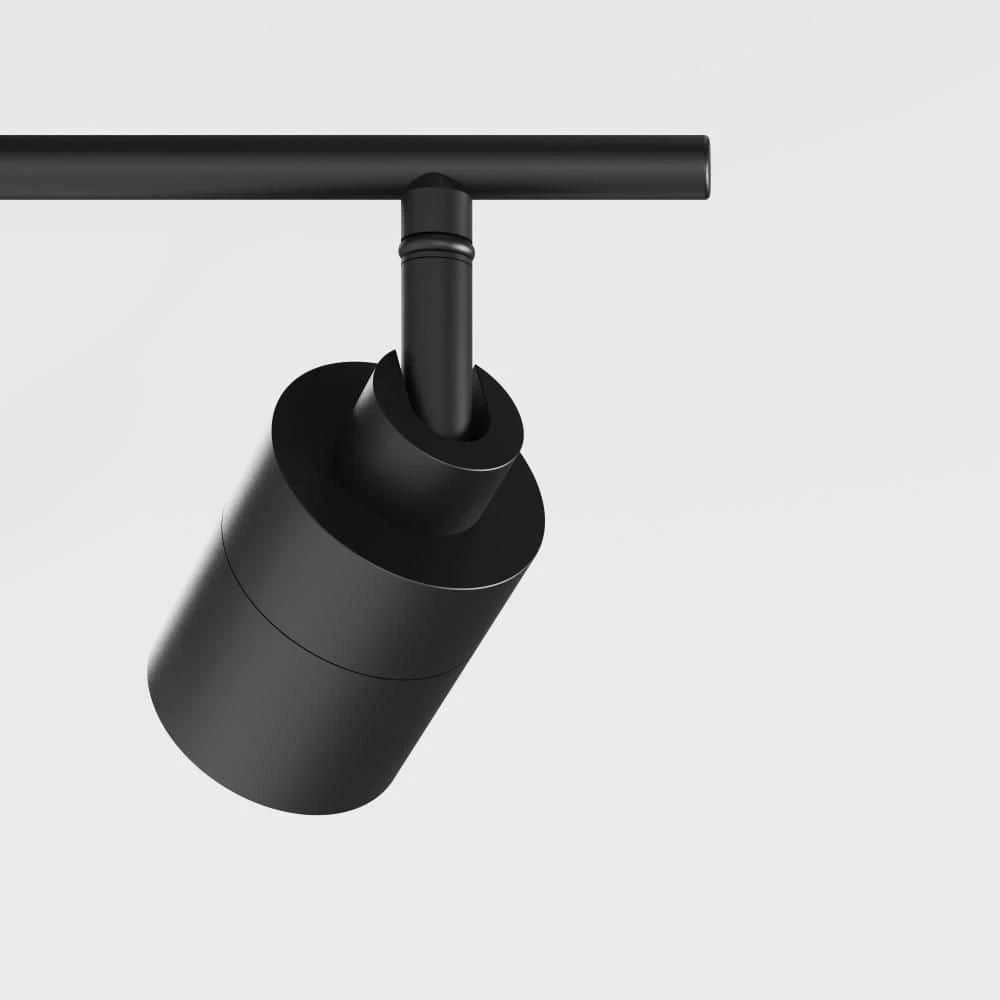 Shura Black 5-Light Track Light With Rotatable Heads, Integrated LED Bulbs, 4 Ft. Track Lighting Kit, 4000K, 2275 Lumens 11 Shura Black 5-Light Track Light With Rotatable Heads, Integrated LED Bulbs, 4 Ft. Track Lighting Kit, 4000K, 2275 Lumens - Image 9