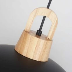 1-light Black Modern Pendant Light With Metal Dome Shade For Kitchen Island Dinning Room -Lamp Parts black adsensty pendant lights hd 500 b d00075 44 1000