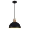 1-Light Black Vintage Pendant Light Adjustable Ceiling Hanging Lights With Metal Shade -Lamp Parts black adsensty pendant lights hd3 1 b zd00075 64 1000
