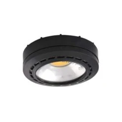Cord And Plug LED Black Puck Light With 3-Level Touch Dimmer (3-Pack) -Lamp Parts black amax lighting puck lights led 3pe10blk 1f 1000