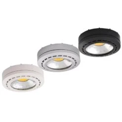 Cord And Plug LED Black Puck Light With 3-Level Touch Dimmer (3-Pack) -Lamp Parts black amax lighting puck lights led 3pe10blk 4f 1000