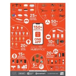 Boedy 2 Ft. 3-Light Smart Matte Black Integrated LED Fixed Track Lighting Kit With Night Light Powered By Hubspace -Lamp Parts black and gold hampton bay smart lighting kits te10c150018wbg 77 1000