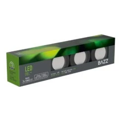 Plug-in 3-Lights Soft White Integrated LED Under Cabinet Puck Light 1-Pack -Lamp Parts black bazz puck lights u00063bk fa 1000