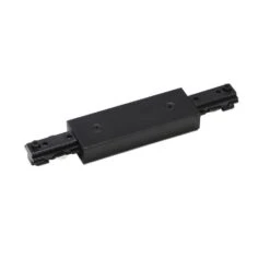 0.8 In. H Black Single Circuit Straight Track Lighting Connector