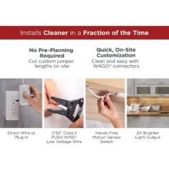 Black & Decker Push Wire 48-Watt Direct Wire Adapter (LEDUC-48WD) -Lamp Parts black decker under cabinet lighting accessories leduc 48wd c3 1000