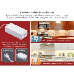 Black & Decker Push Wire White, LED, Voice Remote Control, Works With Alexa, Apple Home, Google Home, 1 EA 11 Black & Decker Push Wire White, LED, Voice Remote Control, Works With Alexa, Apple Home, Google Home, 1 EA -Lamp Parts black decker under cabinet lighting accessories leducacksnsrpw 1f 1000