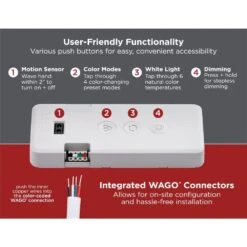 Black & Decker Push Wire White, LED, Voice Remote Control, Works With Alexa, Apple Home, Google Home, 1 EA 10 Black & Decker Push Wire White, LED, Voice Remote Control, Works With Alexa, Apple Home, Google Home, 1 EA -Lamp Parts black decker under cabinet lighting accessories leducacksnsrpw 4f 1000