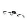 Flexible 2 Ft. Black Track Fixed Track Lighting Rail 1-Pack -Lamp Parts black ekieudl track lighting rails 27e160ph003 64 1000