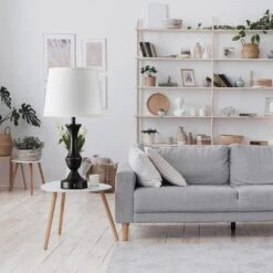 22 In. Tall Bedside Lamps USB C Plus A Ports Touch Table Lamps Set Of 23 Way Dimmable Black Lamp White Lampshade. -Lamp Parts black gtclighting table lamps w 2tl 73008b 31 1000