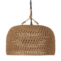 Summerpoint 120-Watt 2-Light Black Shaded Pendant Light With Natural Woven Shade, No Bulbs Included 24 Summerpoint 120-Watt 2-Light Black Shaded Pendant Light With Natural Woven Shade, No Bulbs Included -Lamp Parts black hampton bay pendant lights 24145 000 4f 1000
