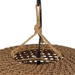 Summerpoint 120-Watt 2-Light Black Shaded Pendant Light With Natural Woven Shade, No Bulbs Included 27 Summerpoint 120-Watt 2-Light Black Shaded Pendant Light With Natural Woven Shade, No Bulbs Included -Lamp Parts black hampton bay pendant lights 24145 000 fa 1000