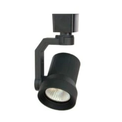 1-Light Black LED Track Lighting Head