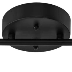 2.6 Ft. 4-Lights Black Integrated LED Fixed Track Lighting Kit -Lamp Parts black hampton bay track lighting kits 23055 003 40 1000