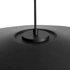 PCover 1-Light 31.5 In.W Black Pendant Light Industrial Kitchen Cone Barn Hanging Light With Gold Foil Accent -Lamp Parts black huoku pendant lights pd1071251 76 1000