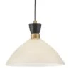 Simon 1-Light Black Cone Pendant Light With Shade