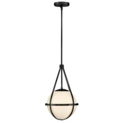 Colby 1-Light Black Pendant Light
