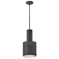 Casey 1-Light Black Pendant Light -Lamp Parts black lark pendant lights 83687bk 4f 1000