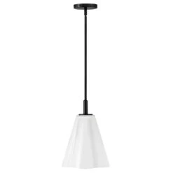 Honey 1-Light Black Pendant Light -Lamp Parts black lark pendant lights 83717bk 4f 1000