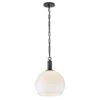 Rivi 1-Light Black Pendant Light