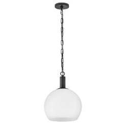 Rivi 1-Light Black Pendant Light -Lamp Parts black lark pendant lights 84287bk fa 1000