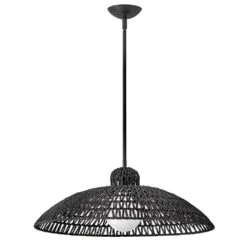 Pismo 1-Light Black Pendant Light -Lamp Parts black lark pendant lights 84337bk 4f 1000