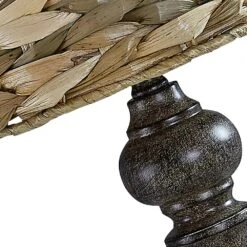 Heideman 26 In. Black Traditional Resin Bedroom Living Room Bedside Desk Nightstand Table Lamps Set Of 2 -Lamp Parts black maxax table lamps t150 br 1d 1000