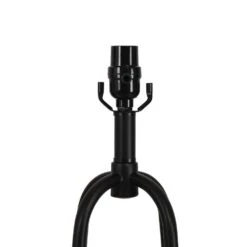 57.8 In. Modern Black Standard Floor Lamps With Shelves And Beige Linen Shade -Lamp Parts black pia ricco floor lamps 1jay 60005 1f 1000