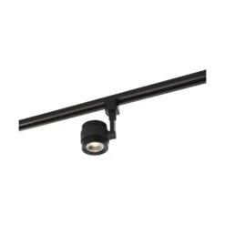 Black Integrated LED Linear Track Step Head 36° Beam Angle -Lamp Parts black satco track lighting heads th495 4f 1000