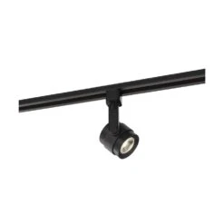 Black Integrated LED Linear Track Step Head 36° Beam Angle