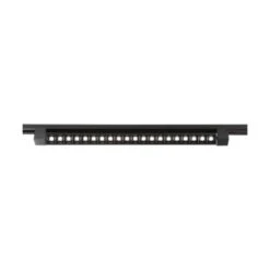 Black Integrated LED Fixed Track 2 Ft. Exposed Socket Light Bar -Lamp Parts black satco track lighting heads th503 1f 1000
