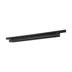 Black Integrated LED Fixed Track 2 Ft. Exposed Socket Light Bar -Lamp Parts black satco track lighting heads th503 4f 1000