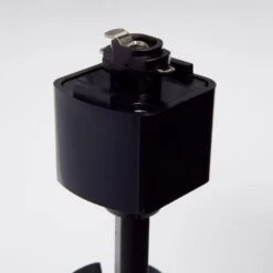 Black Integrated LED Fixed Track Cylinder Head, 10-Watt 3000K -Lamp Parts black satco track lighting heads th602 fa 1000