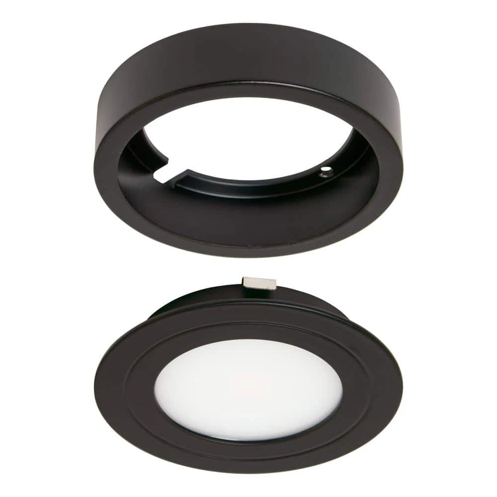 PureVue Dimmable Bright White LED Puck Light Matte Black Finish 5 PureVue Dimmable Bright White LED Puck Light Matte Black Finish - Image 3