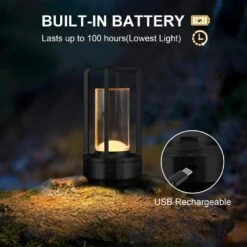 7 In. Industrial Black Table Lamp With Glass Shade For Bedrooms Bedside Lamps With USB Port And Outlet (Bulb Included) -Lamp Parts black tozing table lamps tlbxtdbk 2403us 66 1000