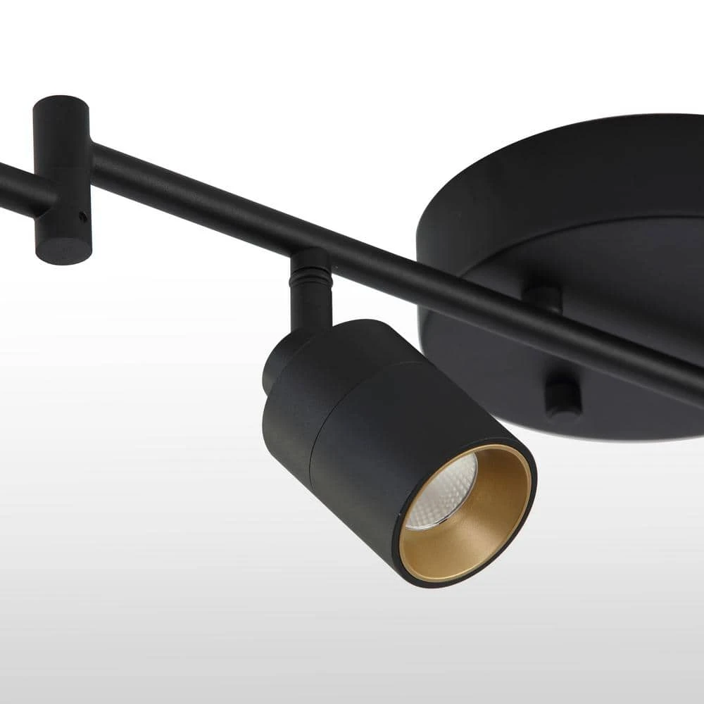 Shura 6-Head Integrated LED Swivel Track Light, Directional Spot Lights, Dimmable - Black 9 Shura 6-Head Integrated LED Swivel Track Light, Directional Spot Lights, Dimmable - Black - Image 7