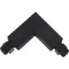 Black "L" Connector (90) For 120-Volt 2-Circuit/1-Neutral Track Systems