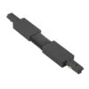 H Track Single Circuit Flexible Track Connector -Lamp Parts black wac limited track lighting connectors hflx bk 64 1000