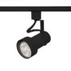 TK-725 Black Line Voltage Track Head For H Track -Lamp Parts black wac limited track lighting heads htk 725 bk 64 1000