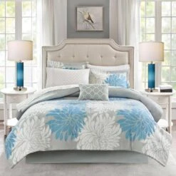 26.5 In. Table Lamps Set Of 2 For Living Room, Blue Glass Bedroom Lamp For Bedside With USB C+A Charging Ports 14 26.5 In. Table Lamps Set Of 2 For Living Room, Blue Glass Bedroom Lamp For Bedside With USB C+A Charging Ports -Lamp Parts blue ltemziiy table lamps ts032 fa 1000