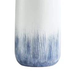 23.5 In. Blue Coastal Dimmable Ceramic Bedroom Living Room Bedside Desk Nightstand Table Lamps (Set Of 2) -Lamp Parts blue maxax table lamps t198 bu 1d 1000